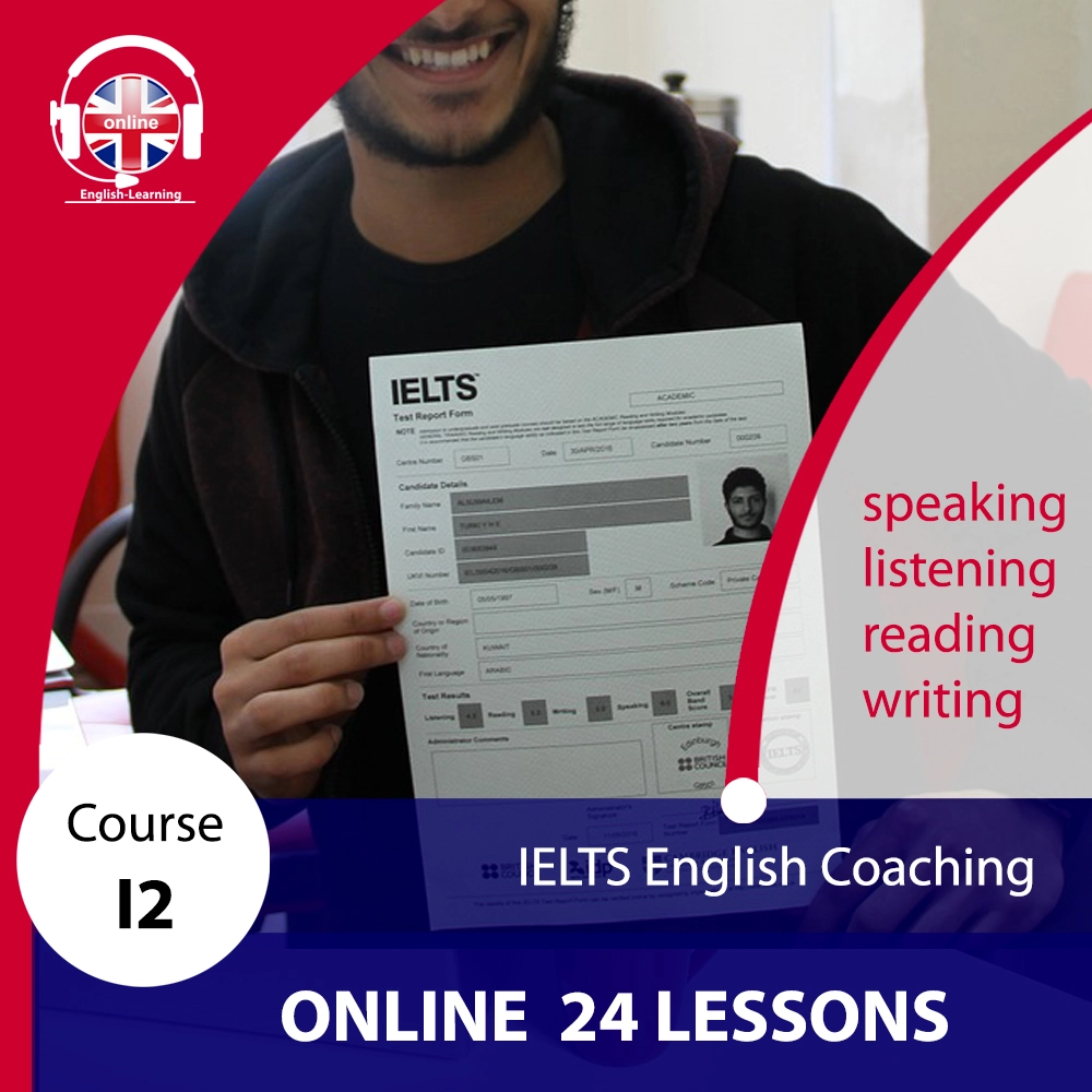 IELTS English Coaching 24 Lessons